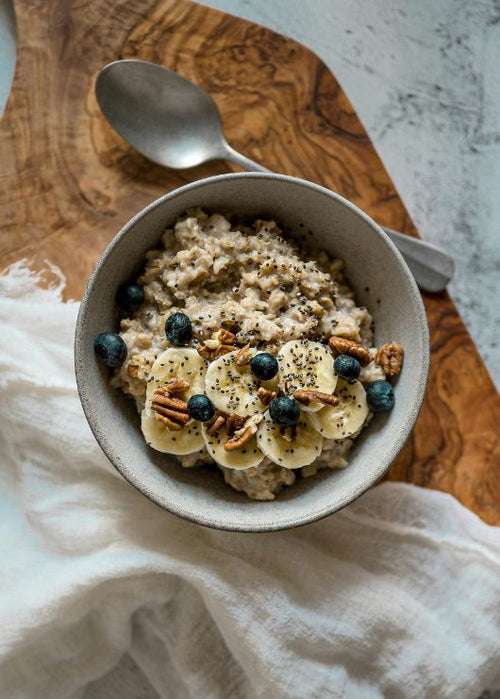 Mushroom-Powered Oatmeal